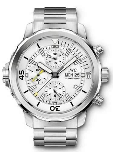 IWC Aquatimer Chronograph Stainless Steel / Silver / Bracelet IW3768-02 (3768-02, IW376802)